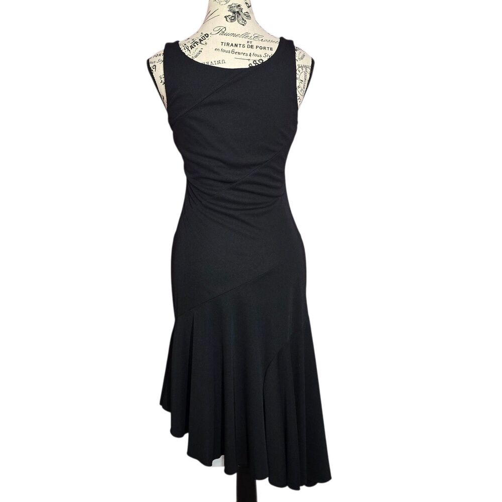 Express assymetrical black sleeveless fairycore goth y2k dress  Sz6